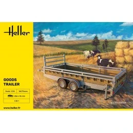 Remorque routière à marchandises 1/24 Heller Heller HEL-80778 - 3