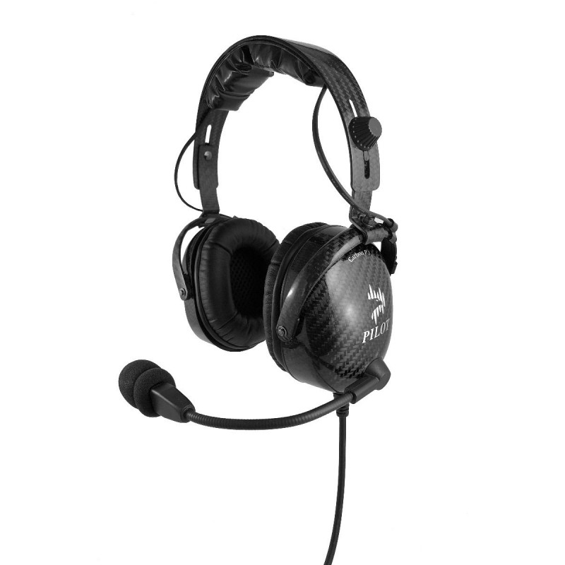 Carbon P1 Passive Bluetooth Headset + Pilot Communications Bag Pilot Communication USA CARBON-P1/GA - 1