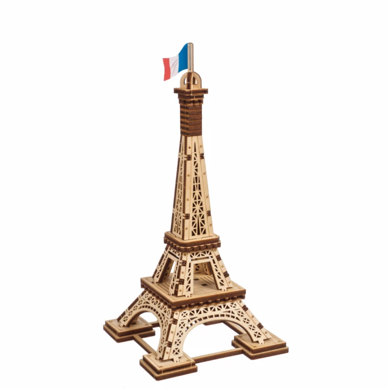 Paris Eiffel Tower 3D Wood Puzzle UGEARS UGEARS UG-70249 - 1 Paris Eiffel Tower 3D Wood Puzzle UGEARS UGEARS UG-70249 - 1