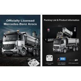 Mercedes Benz Arocs RC Dump Truck - T2M T2M T805 - 5