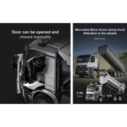 Mercedes Benz Arocs RC Dump Truck - T2M T2M T805 - 6