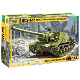 Soviet ISU-122 1/35 Zvezda destroyer tank Zvezda Z3534 - 1