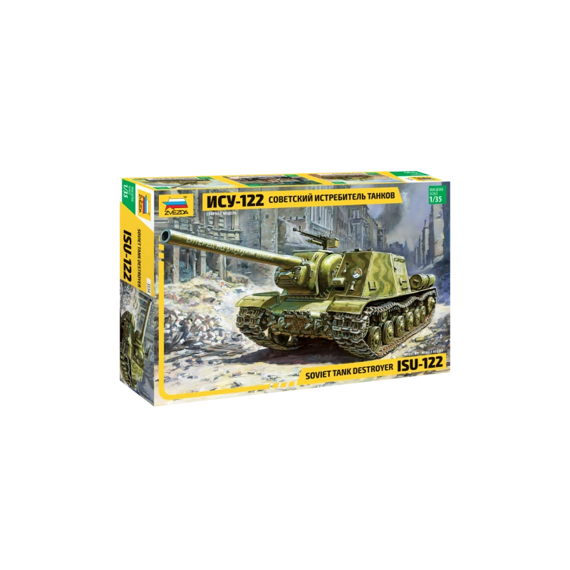 Soviet ISU-122 1/35 Zvezda destroyer tank Zvezda Z3534 - 1