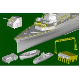 Boat JEANNE D'ARC French helicopter carrier 2008 1/350 Trumpeter Trumpeter TR05635 - 11