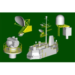 Boat JEANNE D'ARC French helicopter carrier 2008 1/350 Trumpeter Trumpeter TR05635 - 12
