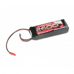 Accu Rx long LiPo 2S 7.4V 2600mAh Robitronic Robitronic R05206 - 1