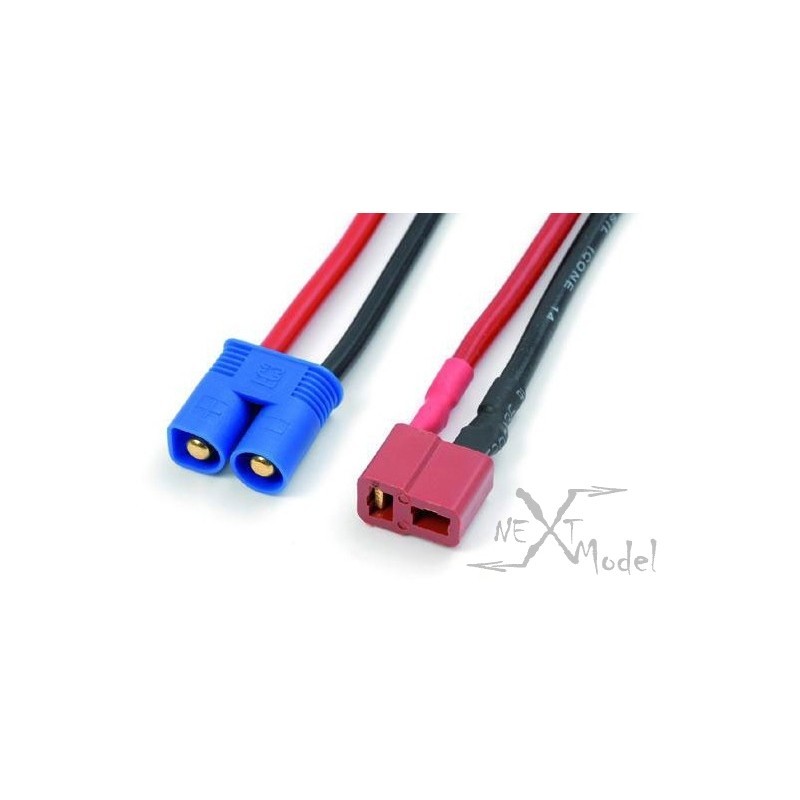 Adaptateur EC3 male / Dean femelle 14AWG 10cm DYS 8270 - 2