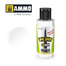 copy of Acrylic paint PRIMER White ONE SHOT (60ml) Mig AMMO - MIG Jimenez A.MIG-2041 - 1
