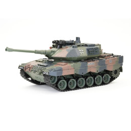 Char RC German Leopard 2 Camouflage 1/18 RTR Brother Tank  BT-822 - 1
