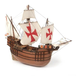 Santa Maria boat 1/50 Ochre wood construction kit OcCre 12010 - 3