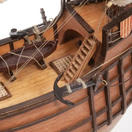 Santa Maria boat 1/50 Ochre wood construction kit OcCre 12010 - 6