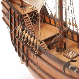Santa Maria boat 1/50 Ochre wood construction kit OcCre 12010 - 7