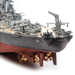 USS Missouri BB-63 1/200 kit construction bois OcCre OcCre 16002 - 4