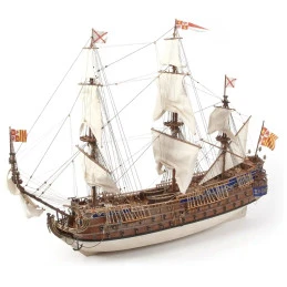 Boat San Felipe 1/86 Ochre wood construction kit OcCre 15002 - 1
