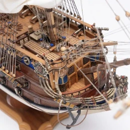Boat San Felipe 1/86 Ochre wood construction kit OcCre 15002 - 5