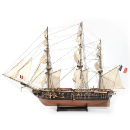 Belle Poule boat 1/90 Ochre wood construction kit OcCre 15007 - 4