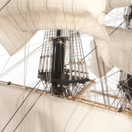 Bateau Belle Poule 1/90 kit construction bois OcCre OcCre 15007 - 9