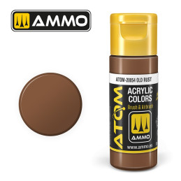Peinture acrylique Vieille rouille 20ml ATOM AMMO