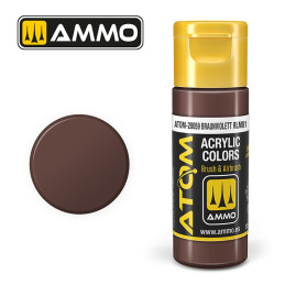 Peinture acrylique Brunviolet RLM81 20ml ATOM AMMO