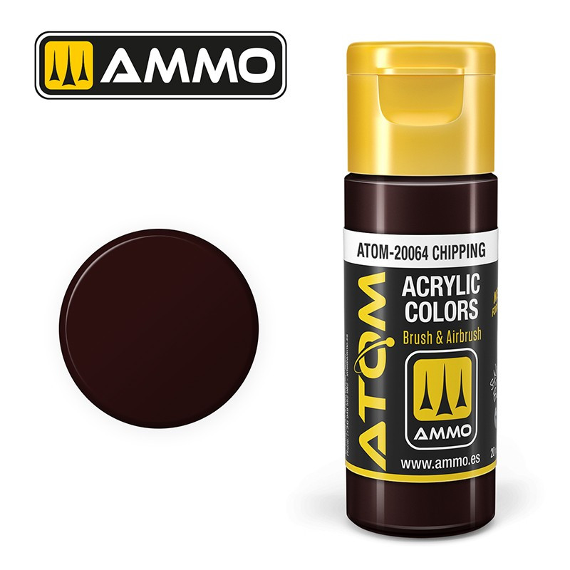 Peinture acrylique Écaillage 20ml ATOM AMMO