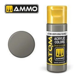 Peinture acrylique Grau RLM02 20ml ATOM AMMO