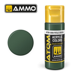 Peinture acrylique Vert phtalo 20ml ATOM AMMO