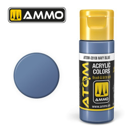Peinture acrylique Bleu marine 20ml ATOM AMMO