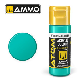 Peinture acrylique Vert Jade 20ml ATOM AMMO