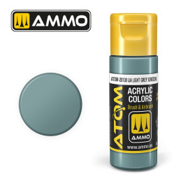 Peinture acrylique IJA Gris Clair Vert 20ml ATOM AMMO