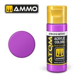 Peinture acrylique Améthyste 20ml ATOM AMMO