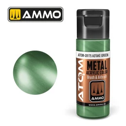 Aotake Green Acrylic Paint 20ml ATOM METALLIC AMMO