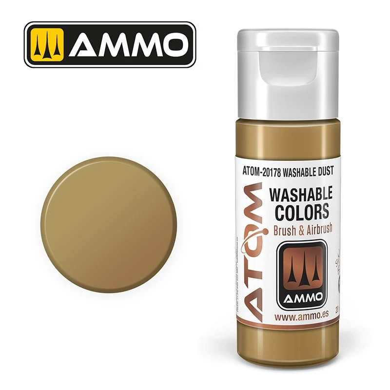 Acrylic Paint Dust 20ml ATOM WASHABLE AMMO