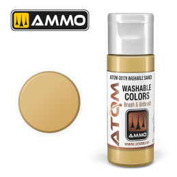 Acrylic Paint Sand 20ml ATOM WASHABLE AMMO