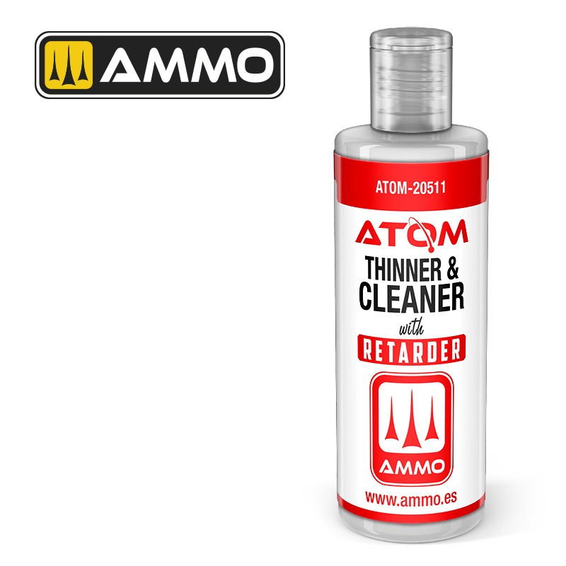 Thinner and Cleaner with Retardant (60ml) ATOM AMMO AMMO - MIG Jimenez ATOM-20511 - 1
