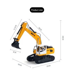 RC 1/24 2.4Ghz Crawler Excavator - HuiNa HuiNa Toys CY1516 - 9