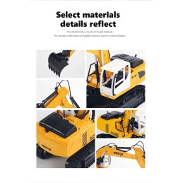 RC 1/24 2.4Ghz Crawler Excavator - HuiNa HuiNa Toys CY1516 - 3