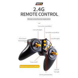 Tank Carrier Truck with RC 1/24 2.4Ghz Crawler Excavator - HuiNa HuiNa Toys CY1319 - 5