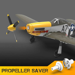 Avion P-51D Mustang 500mm brushless avec stabilisateur de vol RTF Volantex Volantex V768-2 - 9