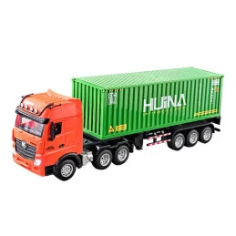 RC 1/18 2.4Ghz Container Carrier Semi-Trailer Truck - HuiNa HuiNa Toys CY1317 - 2