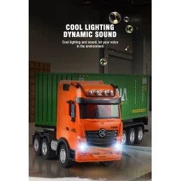 RC 1/18 2.4Ghz Container Carrier Semi-Trailer Truck - HuiNa HuiNa Toys CY1317 - 6