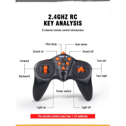 Camion semi-remorque porte-conteneur RC 1/18 2.4Ghz - HuiNa HuiNa Toys CY1317 - 8