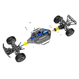 Slash 4x4 VXL HD Clipless TQi - TSM - RTR Traxxas Traxxas TRX-68386-4 - 21