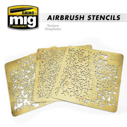 Airbrush Stencils (x3) No. 1 Ammo AMMO - MIG Jimenez A.MIG-8035 - 2