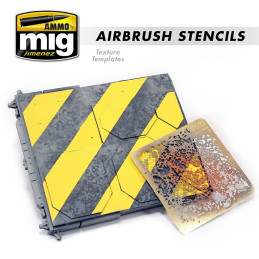 Airbrush Stencils (x3) No. 1 Ammo AMMO - MIG Jimenez A.MIG-8035 - 4