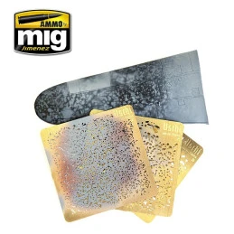 Airbrush Stencils (x3) No. 1 Ammo AMMO - MIG Jimenez A.MIG-8035 - 3
