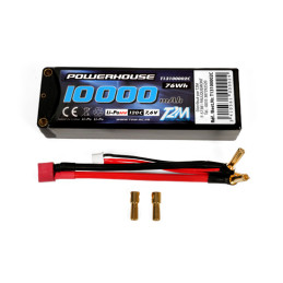 Li-Po HV 10,000mAh 120C 2S 7.6V Shell (PK 5mm) T2M T2M T13100002C - 1