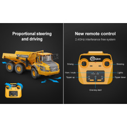 Volvo A40G 1/20 RC Articulated Dump Truck - T2M T2M T806 - 12