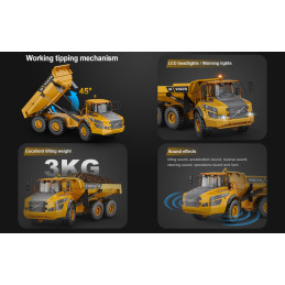 Volvo A40G 1/20 RC Articulated Dump Truck - T2M T2M T806 - 13