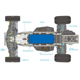 Buggy Fighter NXGEN DT-04 Kit RTR Combo Tamiya Tamiya 58741L - 11