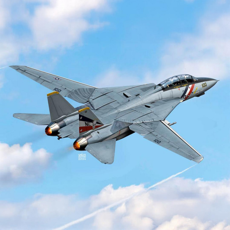 Avion USN F-14D, VF-2 Bounty Hunters 1/72 Academy Academy AC12590 - 1